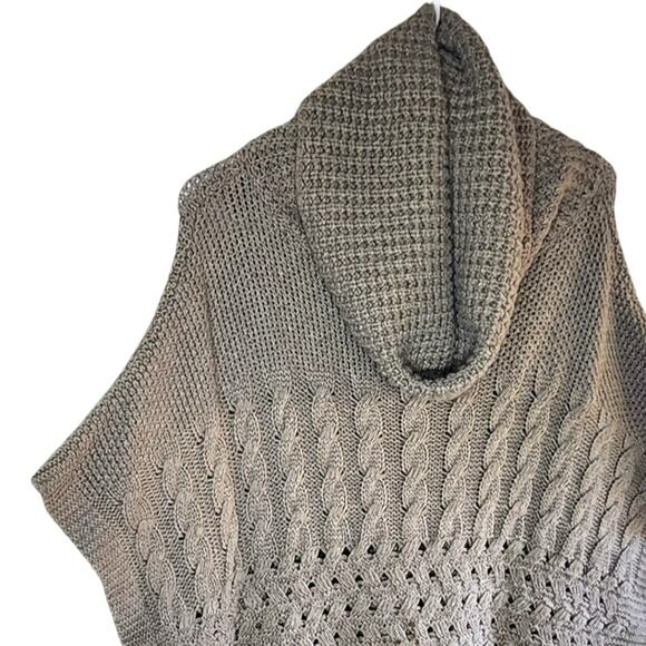 Autum Cashmere Poncho Pullover Cowl Neck Sweater OS - Picture 5 of 6